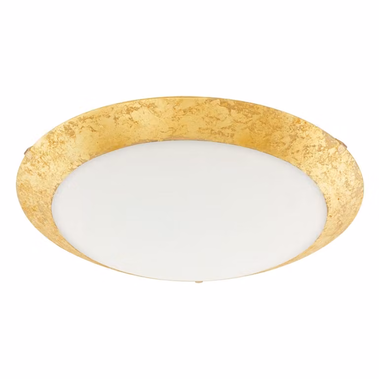 Plafoniera Classico Montenovo Acciaio Bianco 3 Luci Led Integrato 7,3W