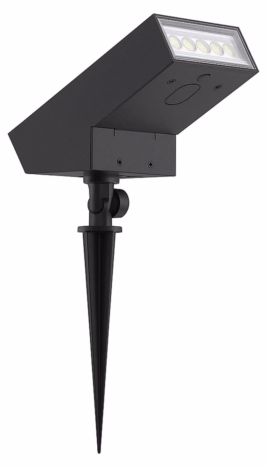 Faretti a LED da incasso a pavimento, dimmerabili, di colore bianco, orientabili, diametro 23 cm, luminosità 500 lumen