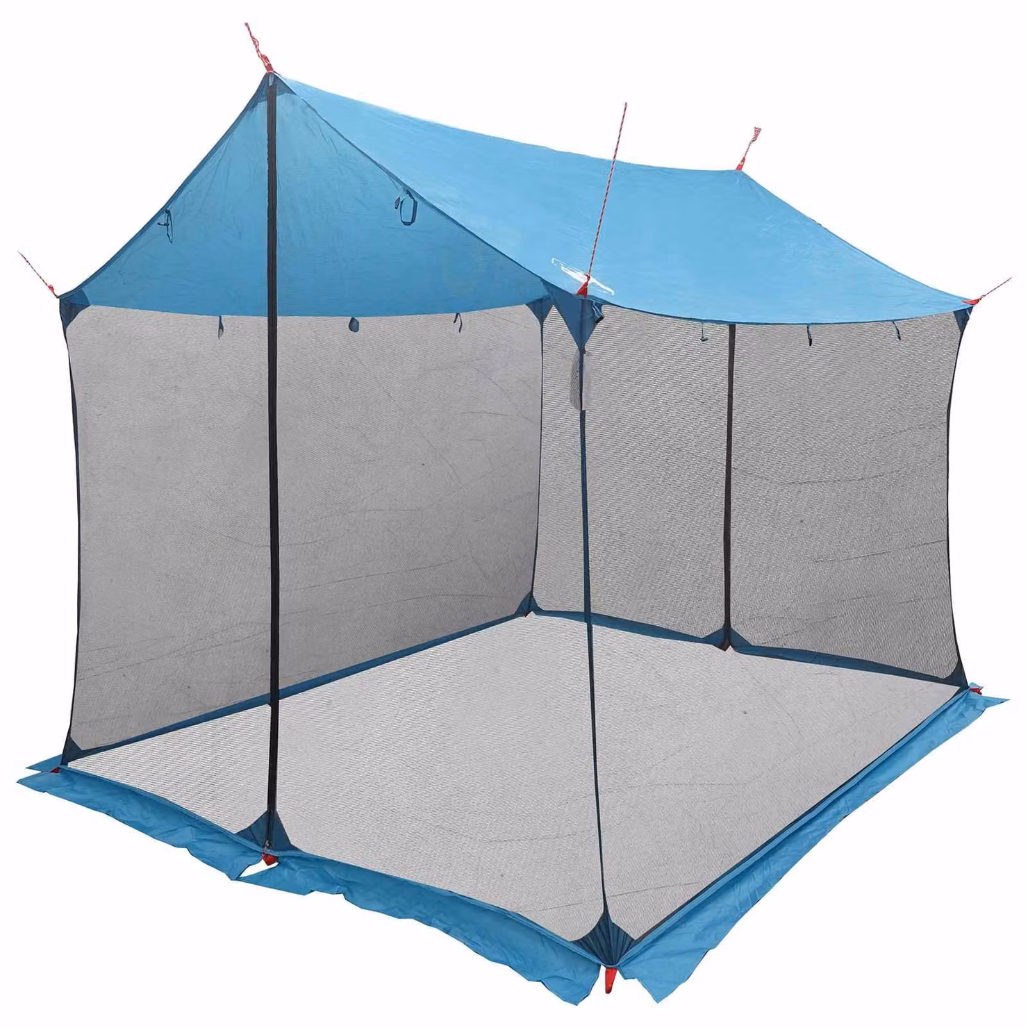 Tenda da campeggio con pareti in rete, colore blu, dimensioni 270 x 210 x 210 cm