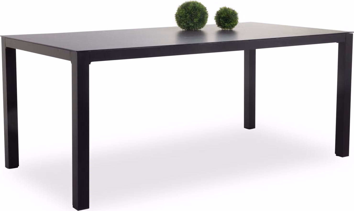 Tavolo da giardino da esterno MESSINA BHT 180x95x75 cm nero Tavolo da esterno