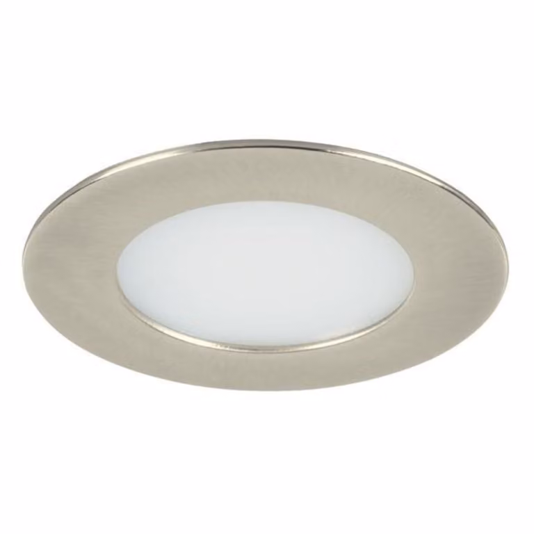 Apparecchio da incasso LED D56mm 60° nichel opaco - Lampada LED 1x3,4W non sostituibile 12109153
