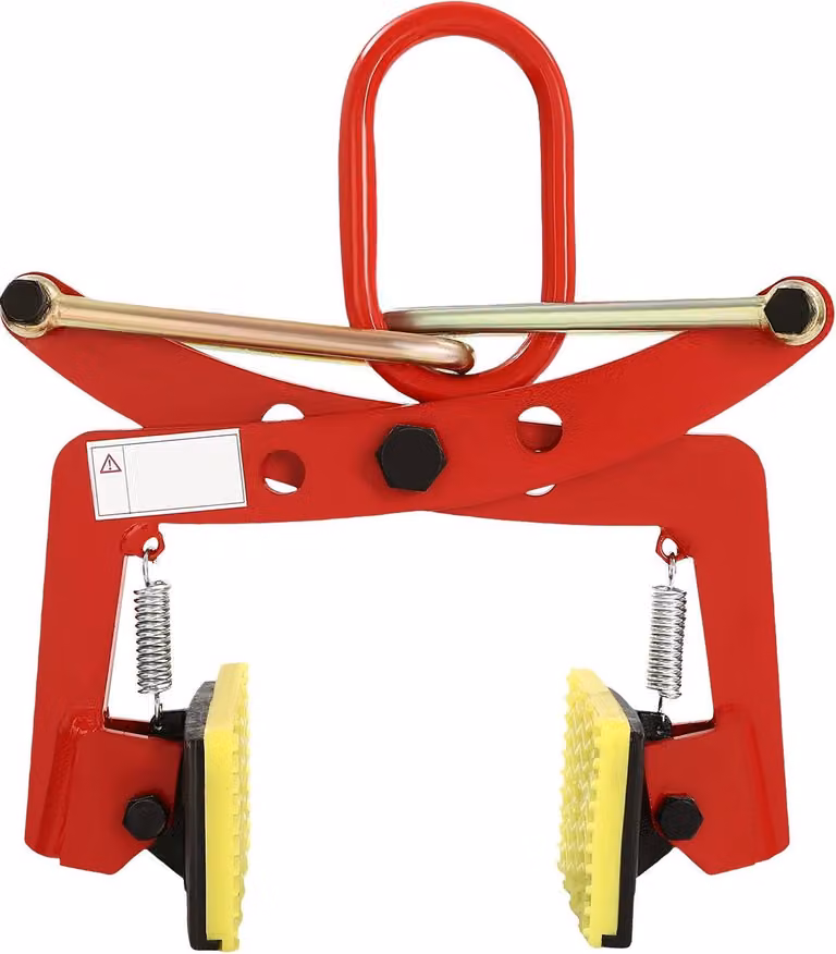 Pinze per pietra - Pinze di sollevamento - Capacità di carico 330 kg - Larghezza di apertura 10-24 cm - Rosso