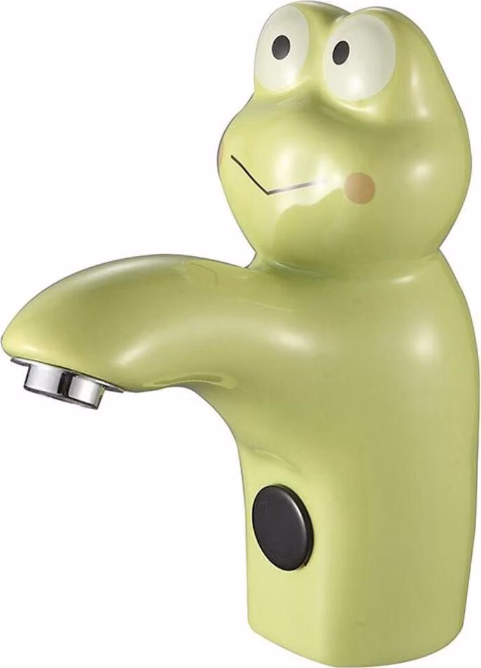 Supporto per sensori in Vetroceramica per bambini da 6V DC (4xAA), rana, verde
