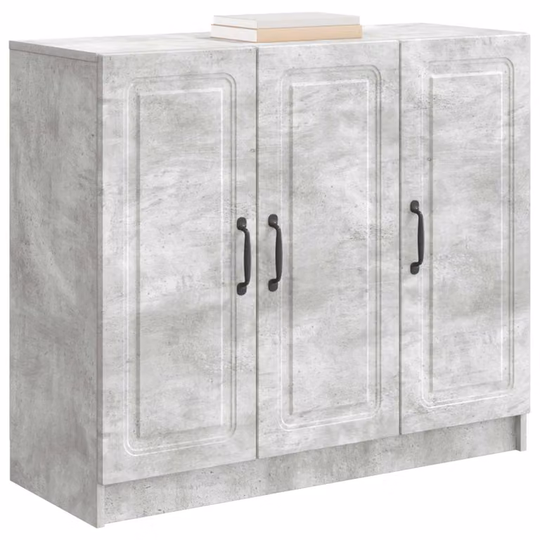 Credenza Grigio Cemento 89 x 34,5 x 77 cm Legno ingegnerizzato
