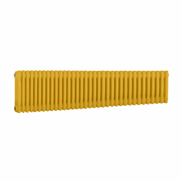 Radiatore Orizzontale a Colonne (3 Colonne) 300mm x 1595mm - Giallo (Dandelion Giallo) - Regent