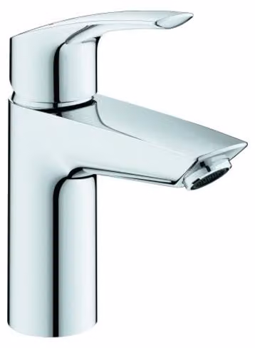 Grohe Eurosmart Mitigeur monocommandé pour lavabo, S-Size, saillie 111mm, vidage à tirette, EcoMode, Lowflow Mousseur, 23974003, 23974003