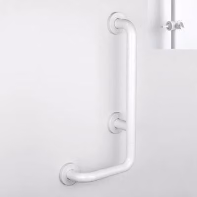 pba 01 Maniglione con BH R 220x520 mm, a forma di L, in nylon