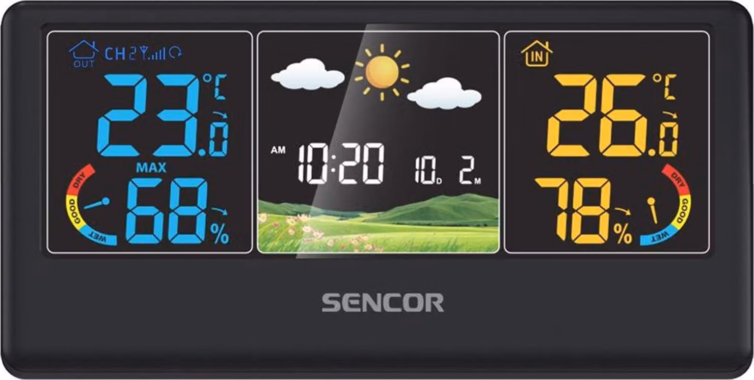 Stazione meteo SENCOR SWS 4100 B con sensore wireless