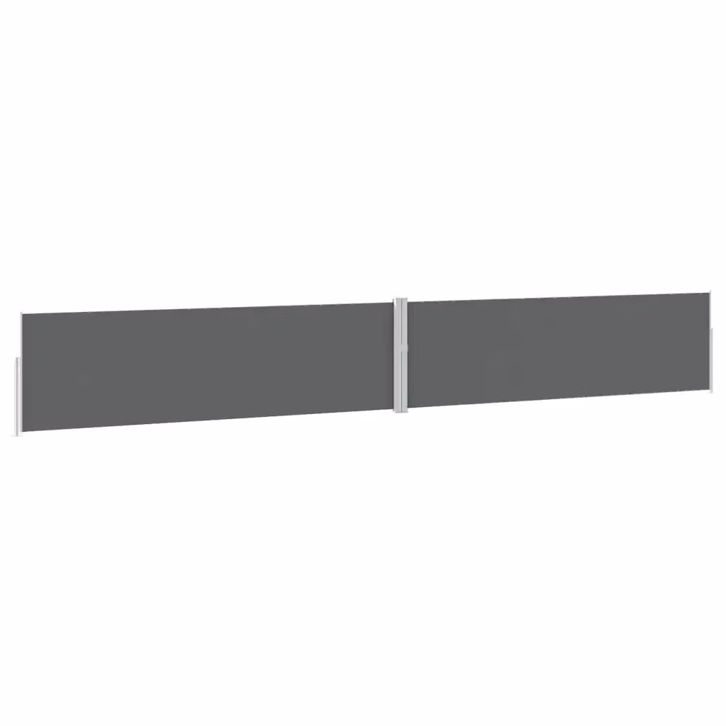 Tenda Laterale Retrattile Videx per Patio in Poliestere e Acciaio, Colore Antracite, L: 1200 cm, H: 170 cm – 2