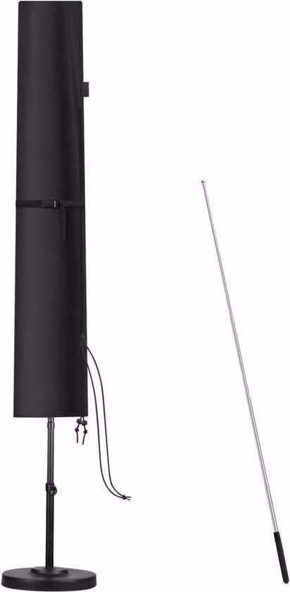 Telo impermeabile per tavolo da esterno con supporto - Ø 200 cm - 140 x 26/30 cm