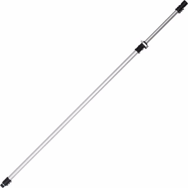 Asta telescopica in alluminio color argento per scuotitore pneumatico Olitre