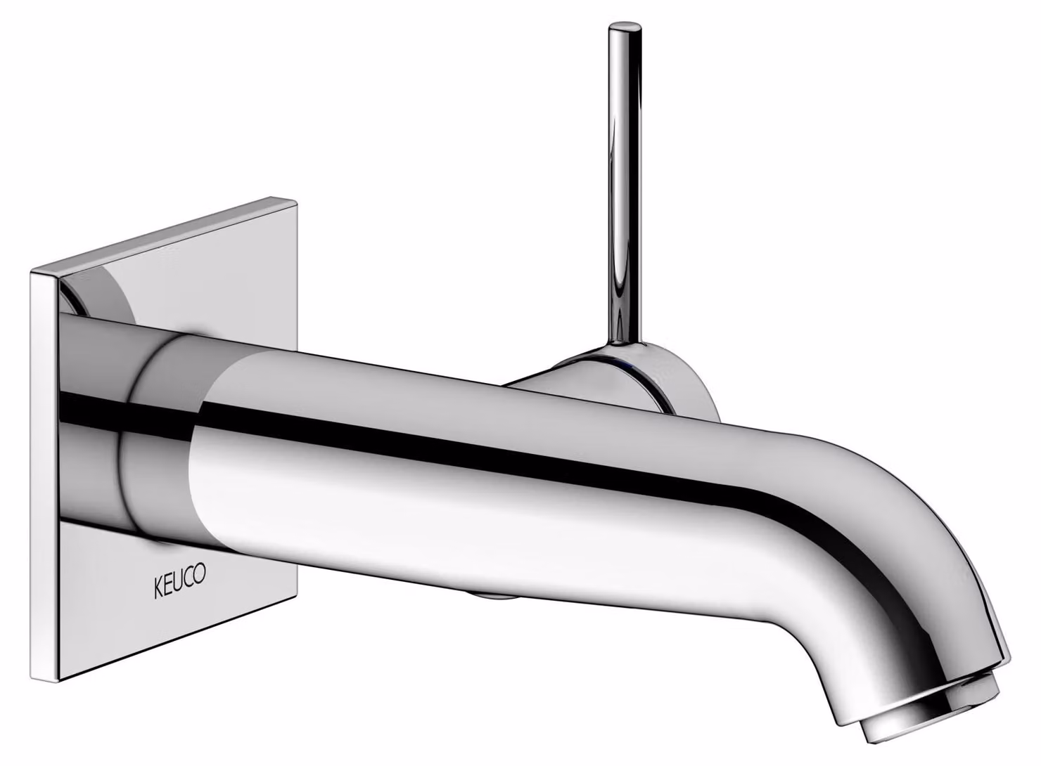 KEUCO IXMO Soft Mitigeur monocommandé encastré pour lavabo, 165mm, rosace carrée, 59516010202, 59516010202