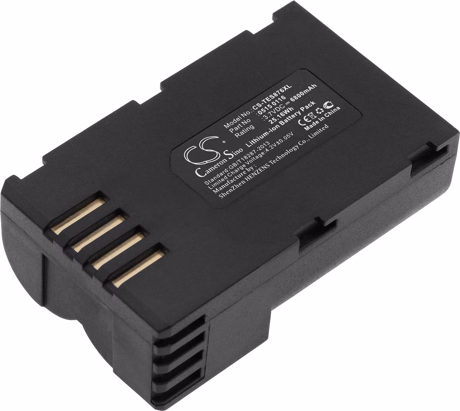 TECHTEK Batteria compatibile con [Testo] 876 sostituisce 0515 0116, per 0554 8852