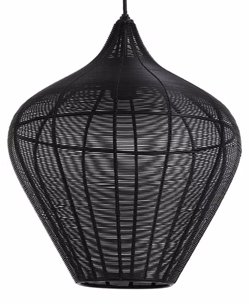 Lampada a sospensione - nero - Alvaro - metallo - Ø 36cm - E27 - 2948012 - Light & Living