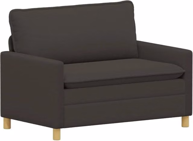 Divano | Divano da soggiorno | Sofa Grigio Scuro 126 x 81 x 87,5 cm Tessuto
