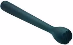 Pestello per cocktail professionale Effepi in plastica nera, Lunghezza: 21,5 cm