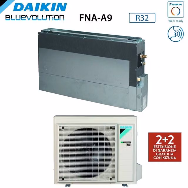 Condizionatore Daikin Bluevolution Mini Sky a Pavimento ad Incasso 18000 Btu FNA50A9 R-32 con Wi-Fi Opzionale