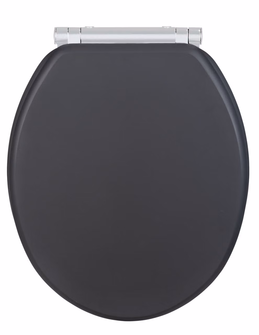 WENKO Sedile WC MDF Sedile WC a chiusura morbida ovale antracite opaco