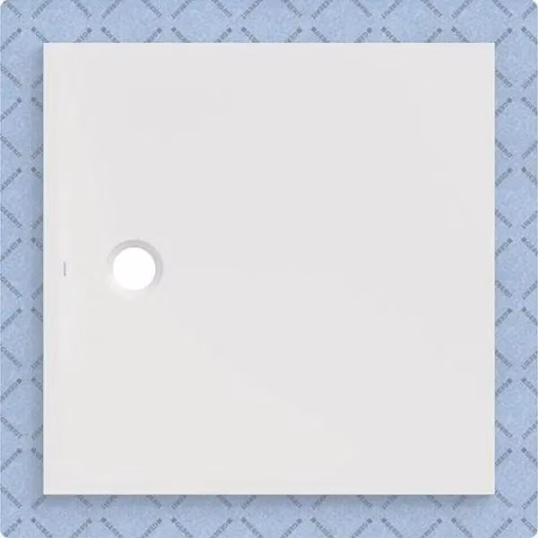 Geberit CleanFloor30 surface de douche, intégrée, avec voile d'étanchéité, 100x100cm, 551.020.00.1, 551.020.00.1