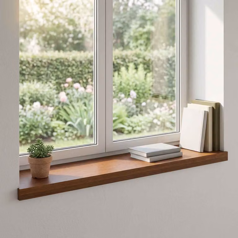 vidaXL Soglie per finestre 2 pz Marrone Scuro 100 x 30 x 2 cm