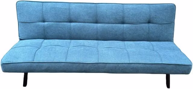 Divano Letto Clarelle In Tessuto Blu Dimensione 178x81x71