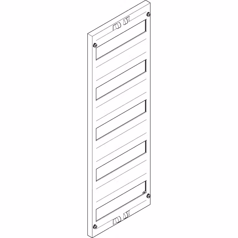 Piastra di copertura ABN 250x750 mm 1FB/5RE_10 aperta, distanza tra le file 150 mm (10 pezzi) FAO15N10