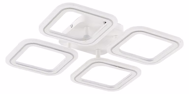 Lampada da soffitto a LED STELLAR 30W Da 2700 a 6000K 2900 lm metallo bianco cromato dimensioni: 7,8 x 39,4 x 39,4 cm IP20 Zuma Line
