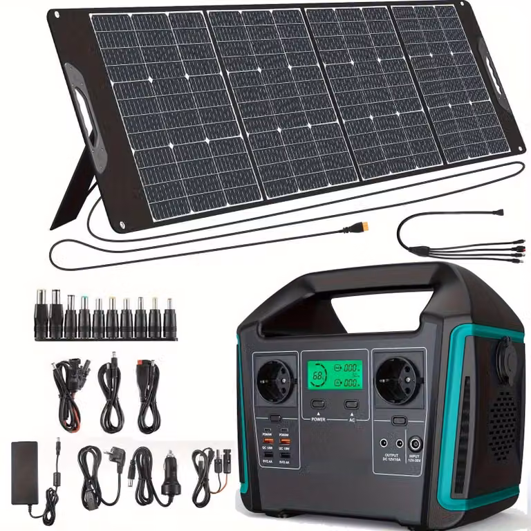 Centralina portatile – Batteria mobile – Alimentazione di emergenza – Batteria per campeggio – Capacità di 725 Wh