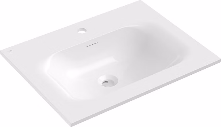Mexen Vela lavabo da incasso 61 x 46,5 cm, bianco lucido - 25236000