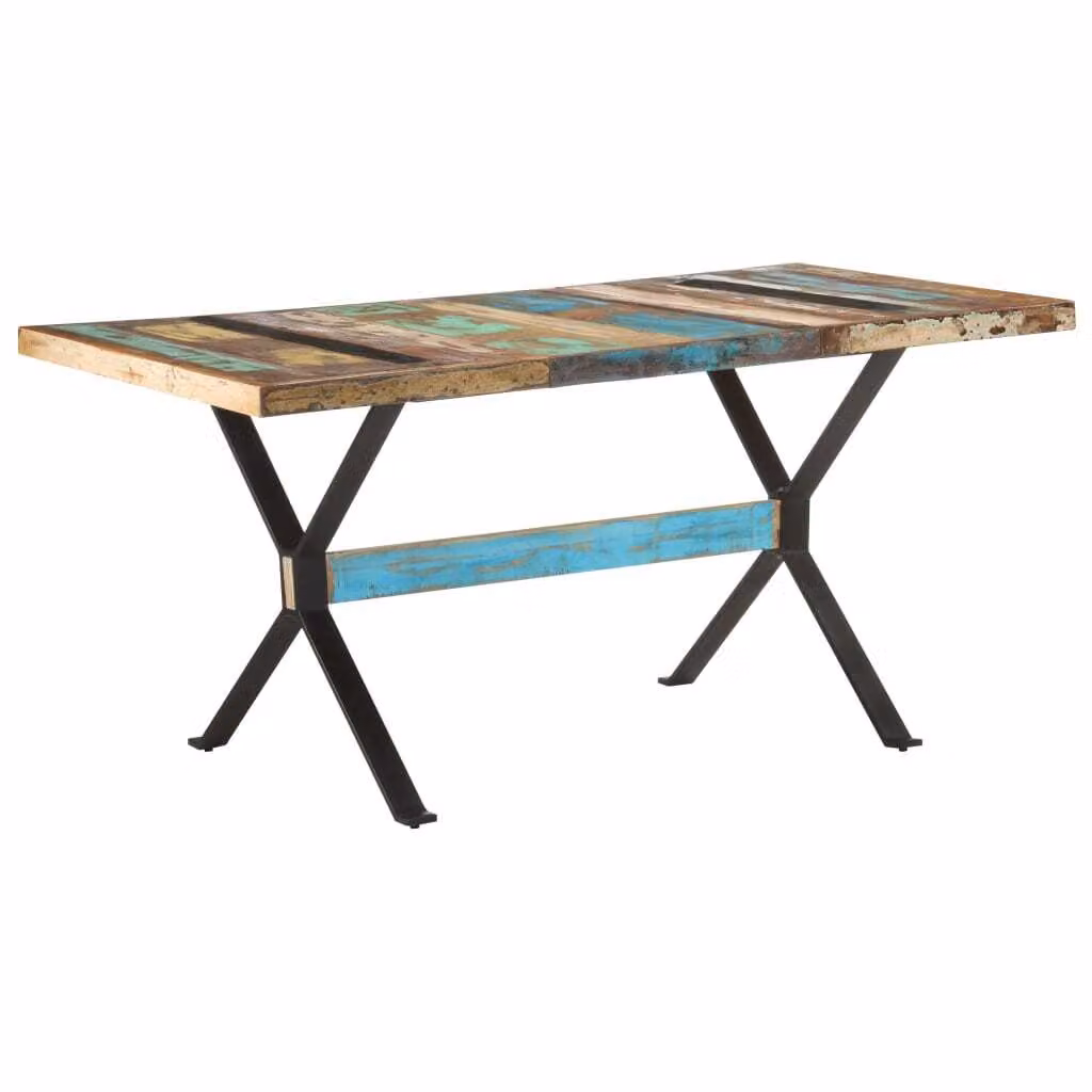Maison Exclusive - Tavolo da pranzo 160x80x76 cm in legno massello di recupero