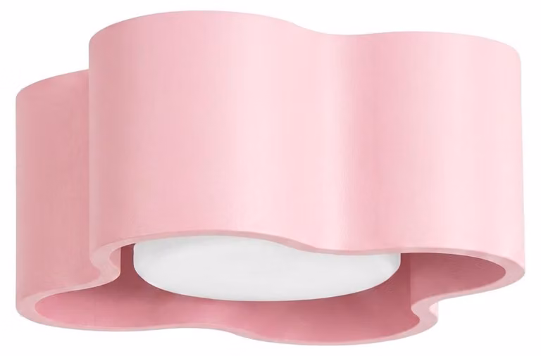 Plafoniera OVIO 1 rosa Gx53 1xGx53 10W alluminio 6x12x12cm Sollux Lighting