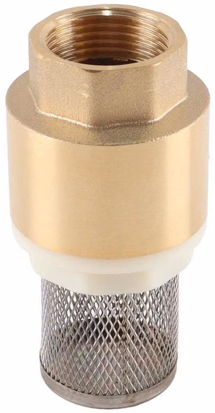 Rubinetto in ottone con filtro in acciaio inossidabile e raccordo BSP - lunghezza totale 40 x 81 mm - valvole per acqua