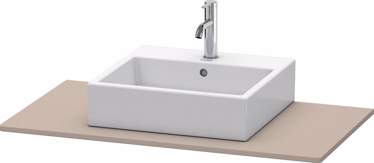 Console Duravit XSquare, 1 découpe, 1000x16x550mm, XS060E04343, XS060E04343