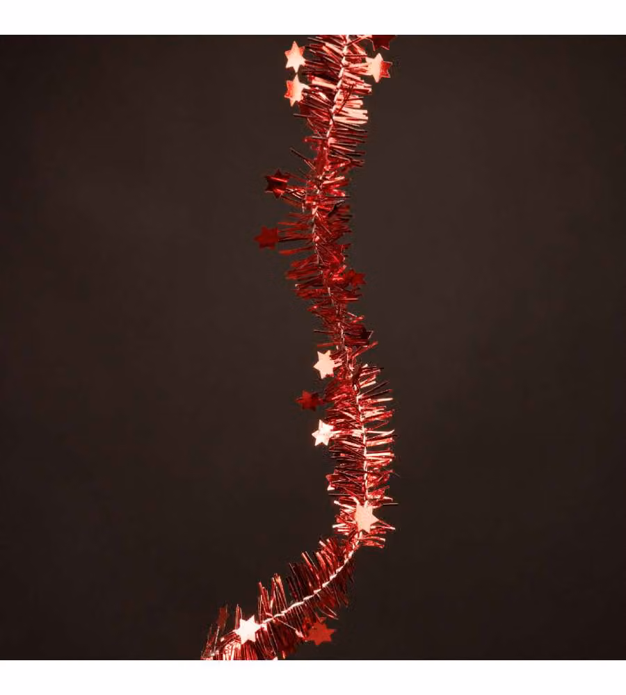 Ghirlanda con stelle rosse