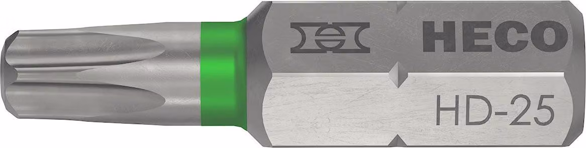 Bit Heco, -Drive, HD-25, verde
