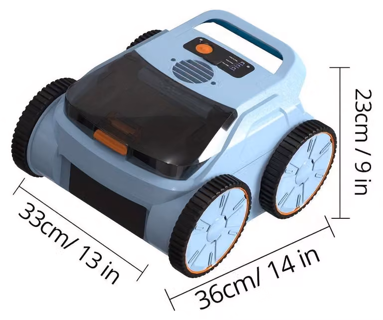 Robot per piscina - Robot per la pulizia della piscina - Aspirapolvere per piscina senza fili - Aspirapolvere automatico per piscina