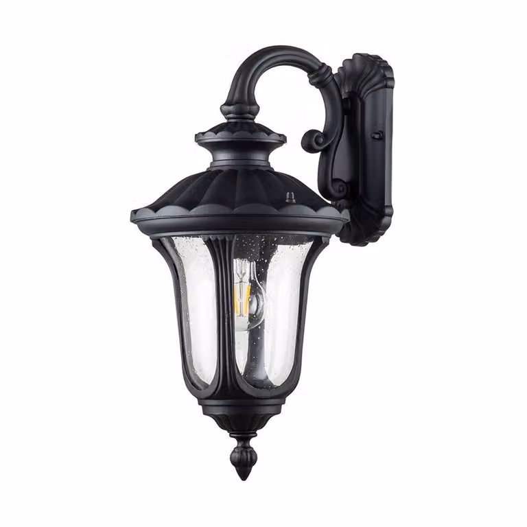 Applique classica nera da esterno E27 60W Chicago Elstead