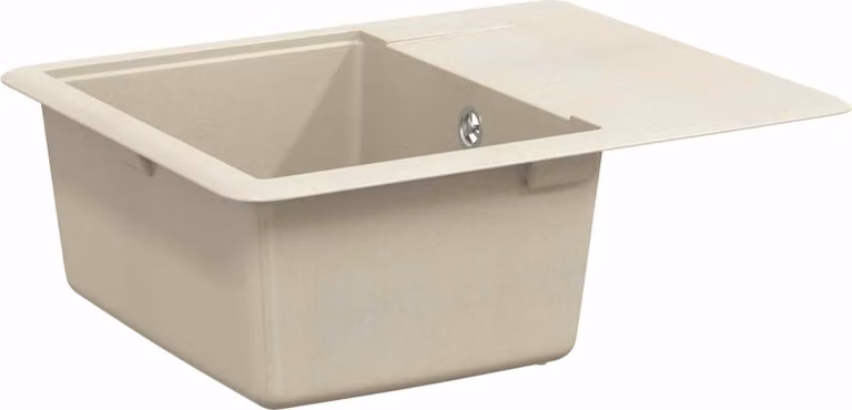 Lavello Beige 560 x 460 mm 80% Quarzo e 20% Resina