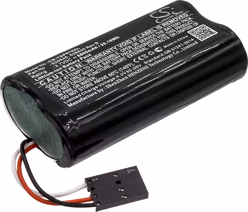 TECHTEK Batteria compatibile con [YSI] 626870-1, 626870-2, ProDSS, ProDSS Multi-Parameter Water Quality Meter, ProSolo Digital Water Quality Meter so