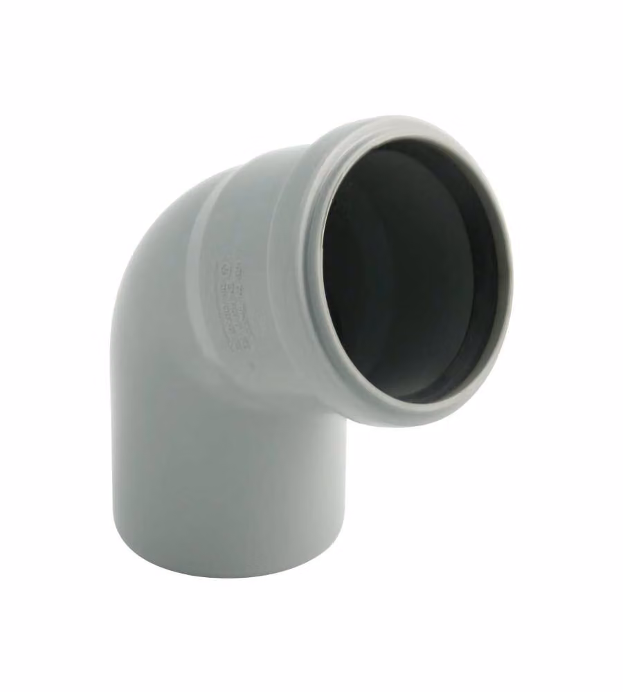 Idro-Bric Curva HTB d. 110 mm 67° in Polipropilene per Scarichi Acque