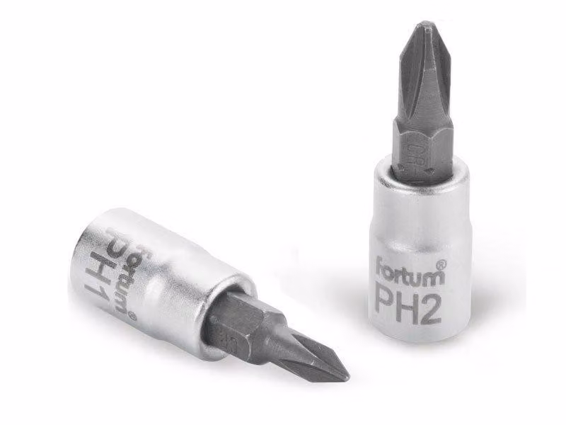 Fortum (4701811) hlavice zástrčná šroubovák PH 1/4 PH 1 L 37mm CrV/S2