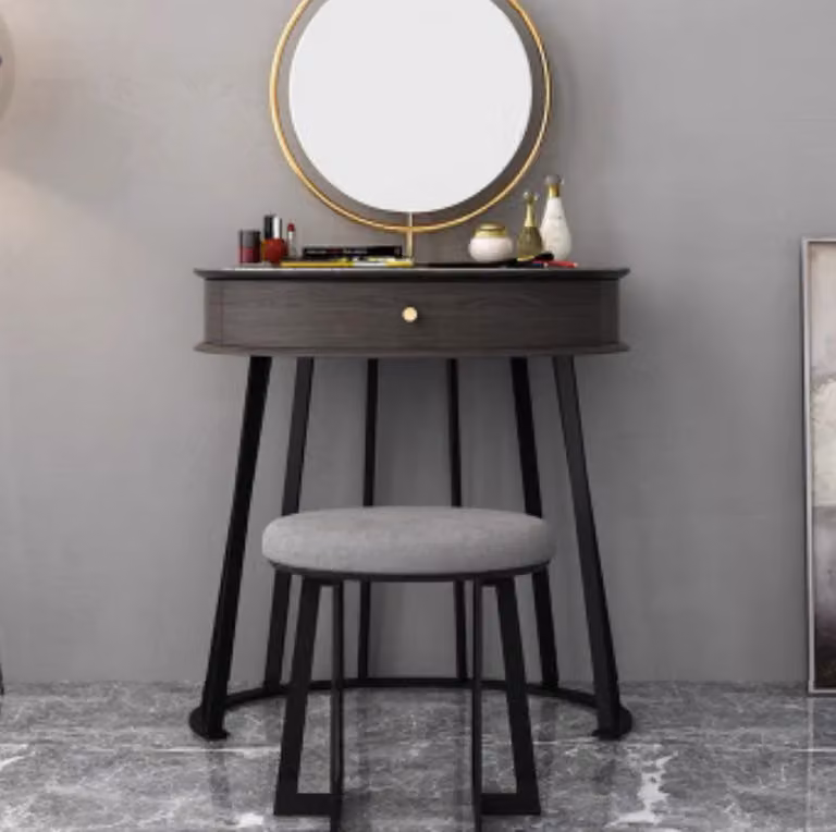 Schminktisch Spiegel Stuhl Luxus Konsole Kommode Schlafzimmer 2tlg. Set Tische