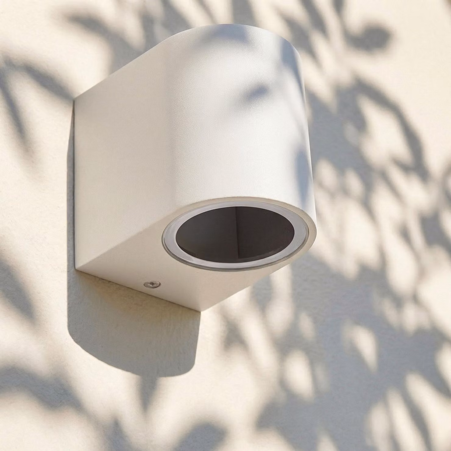 Lampada da parete per esterni Maxkomfort 1267-WH1, 1x GU10 IP44 alluminio bianco
