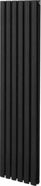 Radiatore a colonna ovale - 1600mm x 360mm - Nero