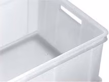Cassetta sovrapponibile per alimenti Giganplast SERVICE Bianco L/P/H: 40 x 30 x 10 cm