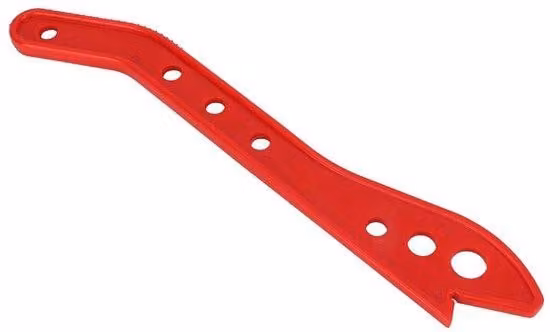 Punterello di sicurezza per seghe circolari da banco - Punterello ergonomico rosso - Protezione delle mani - Lavorazione del legno - Accessorio di sicurezza