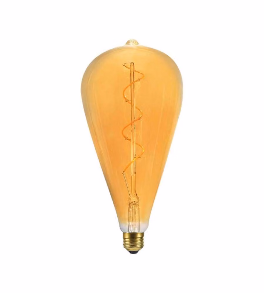 V-TAC Lampadina LED E27 4W ST120 Filamento a Spirale Ambrato 2700K