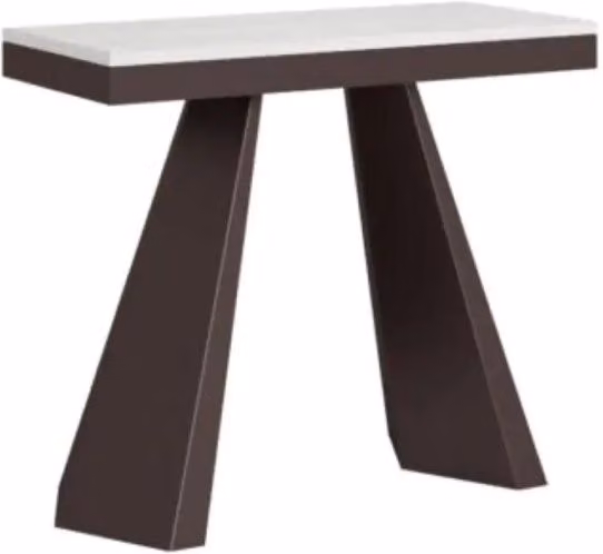 Consolle allungabile Diamante Evolution Itamoby bianco frassino L/P/H: 90 x 40 x 300 cm