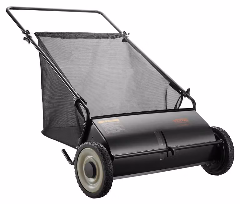 Spazzatrici per esterni - Spazzatrici per giardini - Aspiratrici per foglie - Spazzatrici per foglie - Veicoli spazzoni - Larghezza di spazzolatura: 66 cm - Contenitore di raccolta di grandi dimensioni: 190 litri