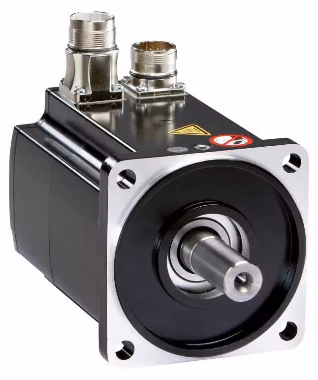 Servomotore Schneider Electric, Lexium BMH, 205 mm, 34,4 Nm, albero liscio IP65, multigiro 16P/U, M40+M23 diritto, freno BMH2051P27F1A